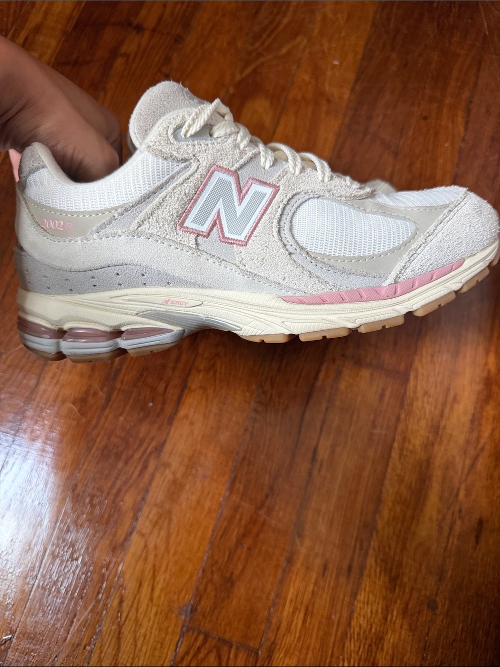 New Balance Women's Cream & Pink 2002R Inspired Runner